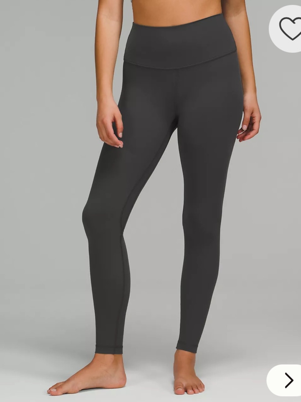 lululemon athletica align High-Waist Full-Length Leggings in Dark Gray